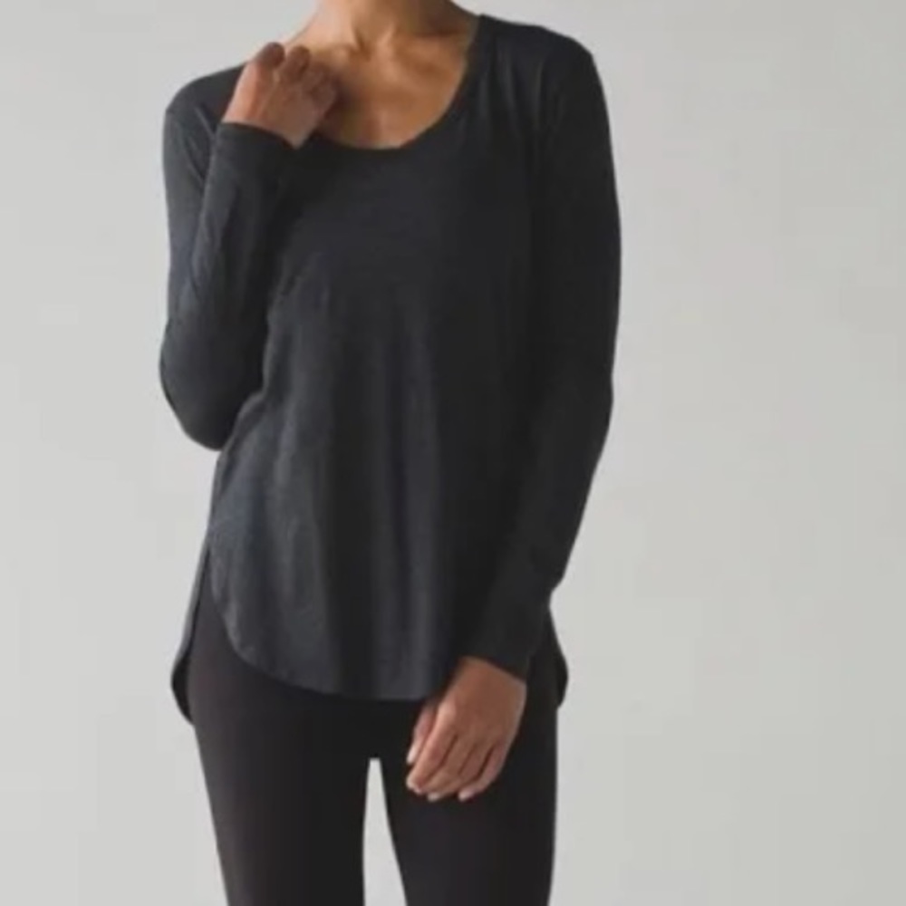 Lululemon Black Long Sleeve Top VGUC